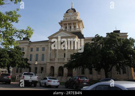 Belton, TX - June 7, 2023: Historic Bell County Courthouse Located In ...