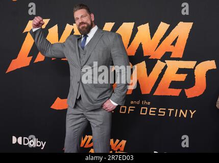 Los Angeles, USA. 14th June, 2023. Olivier Richters arrives at the LucasFilms' INDIANA JONES AND THE DIAL OF DESTINY Los Angeles Premiere held at the Dolby Theatre in Hollywood, CA on Wednesday, ?June 14, 2023. (Photo By Sthanlee B. Mirador/Sipa USA) Credit: Sipa USA/Alamy Live News Stock Photo