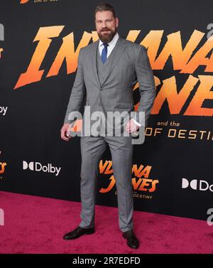 Olivier Richters arrives at the LucasFilms' INDIANA JONES AND THE DIAL OF DESTINY Los Angeles Premiere held at the Dolby Theatre in Hollywood, CA on Wednesday, ?June 14, 2023. (Photo By Sthanlee B. Mirador/Sipa USA) Stock Photo