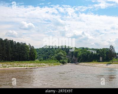 The River Bosna swelled Stock Photo