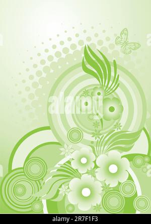 circles abstract vector Stock Vector
