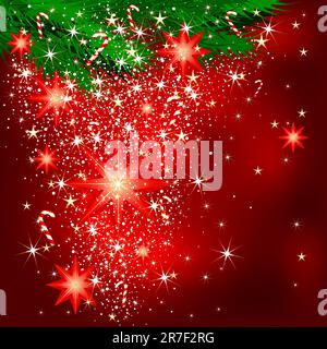 christmas background,  this illustration may be useful as designer work Stock Vector