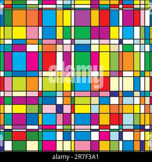 silhouette square with graphic seamless pattern background style Stock ...