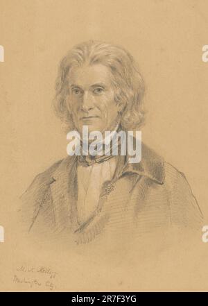 John C. Calhoun 1848 Stock Photo