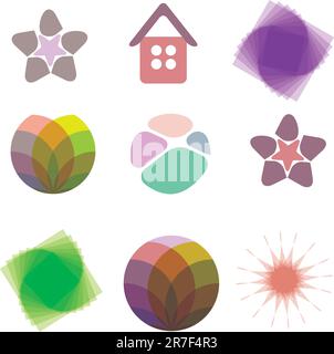 Vector cartoon style icon set Stock Vector Image & Art - Alamy
