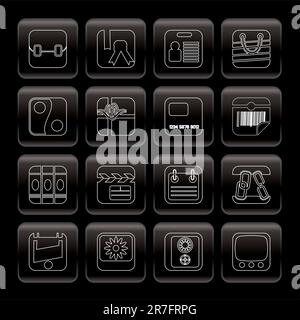 Line  Business and Internet Icons - Vector Icon Set Stock Vector