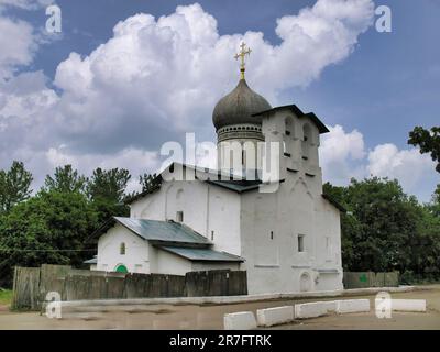 Petra i Pavla s Buya Church is a historical church in Pskov, Russia .The church was built in the 15th century and dedicated to Saints Peter and Paul Stock Photo