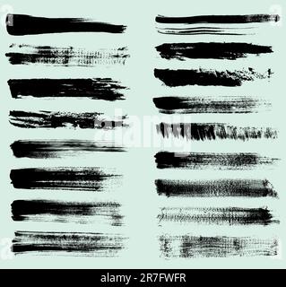 Grunge Brushes Stock Vector