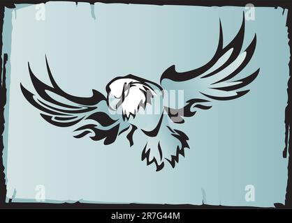 Vector illustration - eagle Stock Vector