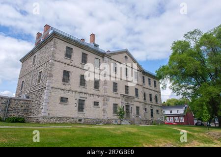 Trois-Rivières, CA - 9 June 2023: The Old Prison of Trois-Rivieres Stock Photo