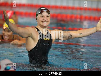 Melanie Henique, Women Final 50 M Butterfly during the French Elite Swimming Championships on June 15, 2023 in Rennes, France - Photo Laurent Lairys / MAXPPP Stock Photo