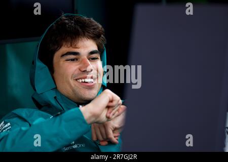 STROLL Lance (can), Aston Martin F1 Team AMR23, portrait during the Formula 1 Pirelli Grand Prix du, Canada. , . Formula One World Championship from June 16 to 18, 2023 on the Circuit Gilles Villeneuve, in Montréal, Canada - Photo DPPI Credit: DPPI Media/Alamy Live News Stock Photo