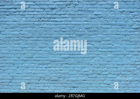 Aqua blue brick wall background Stock Photo