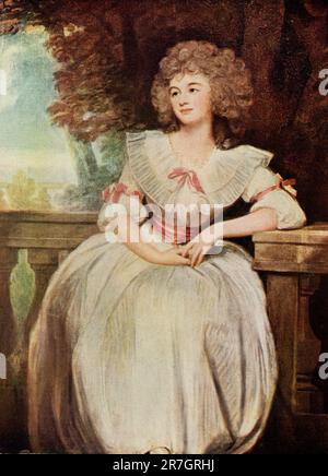 The early 1910s caption reads: "Miss Benedetta Ramus by George Romney ...