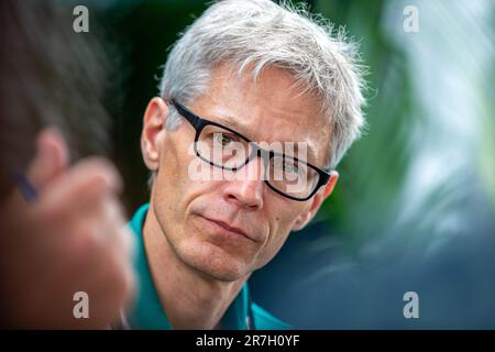 Mike Krack (LUX) Aston Martin Aramco Cognizant F1 Team Principal.during Day 1 of FORMULA 1 PIRELLI GRAND PRIX DU CANADA 2023 - from 15th to 18th June 2023 in Montreal, Quebec, Canada Stock Photo