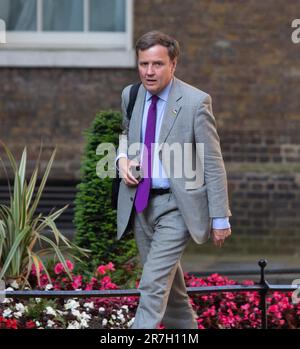 London, England, UK. 15th June, 2023. Conservative Party Chairman GREG HANDS is seen arriving at 10 Downing Street ahead of drinks reception hosted by Rishi Sunak. (Credit Image: © Tayfun Salci/ZUMA Press Wire) EDITORIAL USAGE ONLY! Not for Commercial USAGE! Stock Photo