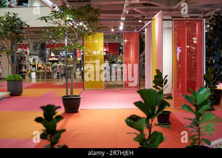 BANGKOK, THAILAND - CIRCA APRIL, 2023: Siam Discovery shopping center. Stock Photo