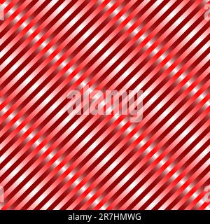 metallic red waves seamless pattern, abstract art illustration Stock Vector