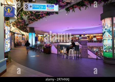 PATTAYA, THAILAND - CIRCA APRIL, 2023: interior shot of Terminal 21 Pattaya. Stock Photo