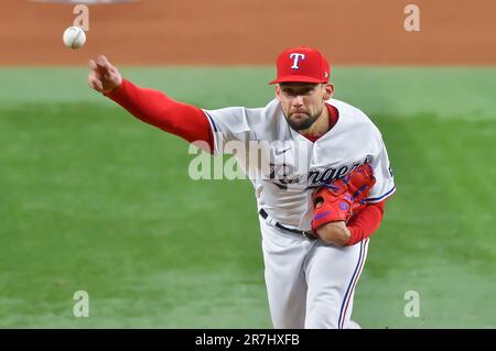 April 25, 2022, TORONTO, ON, CANADA: Boston Red Sox starting pitcher Nathan  Eovaldi (17) throws the ball during first inning MLB baseball action  against the Toronto Blue Jays, in Toronto, Monday, April