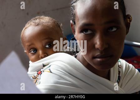 Tigray mother and child in Ethiopia Stock Photo - Alamy