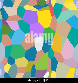 Abstract seamless texture - a motley background of polygonal shapes vector eps8 Stock Vector