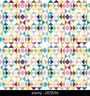 triangle pastel texture, vector art illustration; more textures in my gallery Stock Vector
