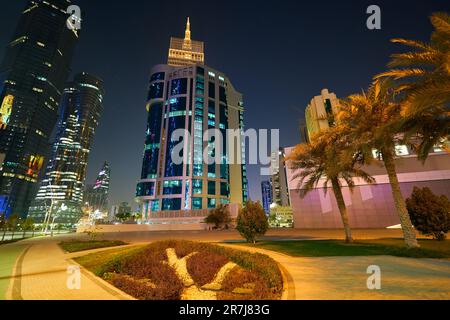 DOHA, QATAR - CIRCA MARCH, 2023: street level view of Doha. Stock Photo