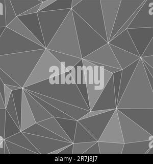 Seamless texture - an abstract blue background of the polygons vector eps8 Stock Vector