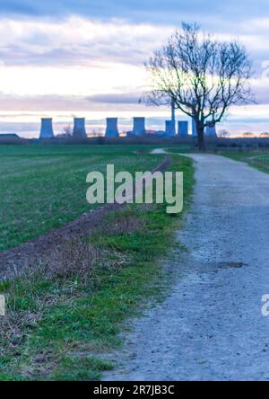 The British countryside has millions of stunning views across the country for locals and visitors to enjoy from all around the world. Stock Photo