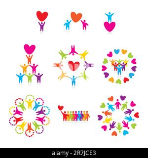 set of icons Stock Vector