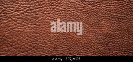 luxury leather texture with genuine pattern, brown skin background Stock Photo