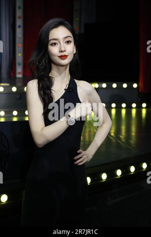 Hong Kong model Angelababy attends the opening ceremony of Franc ...