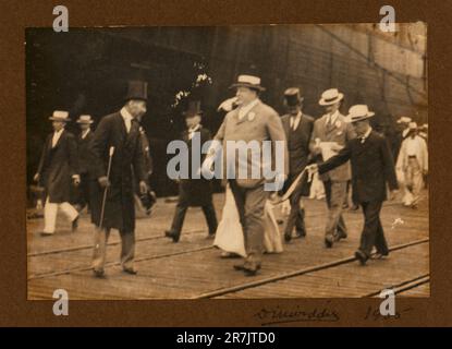 William Howard Taft and Alice Roosevelt Longworth 1905 Stock Photo