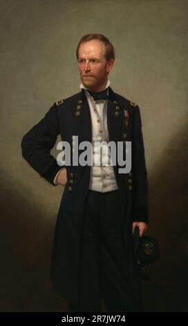 William T. Sherman 1866 Stock Photo