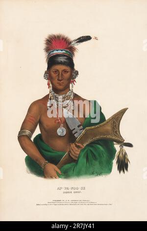 Ap-pa-noo-se - Saukie Chief 1838 Stock Photo