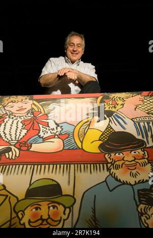 Joan Font i Pujol (Olesa de Montserrat 3 May 1949) is a Catalan theater and opera actor and director. Comediants. Stock Photo