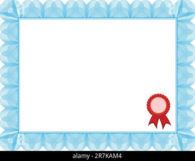 Diploma, certificate template. Vector file, all elements are editable. Stock Vector