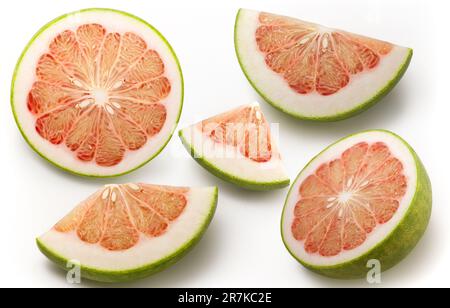 Grape Fruit isolated on white background Stock Photo