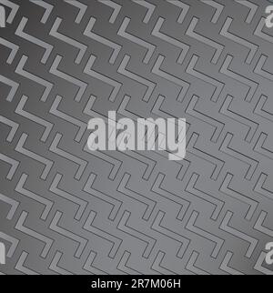 Abstract vector metal texture seamless. Titanium pattern. Metallic illustration. Stock Vector