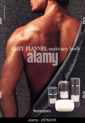 Vintage June 1991 'Playboy' Magazine Advert, USA Stock Photo