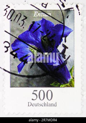 MOSCOW, RUSSIA - JUNE 8 2023: Postage stamp printed in Germany shows ,  serie, circa Stock Photo