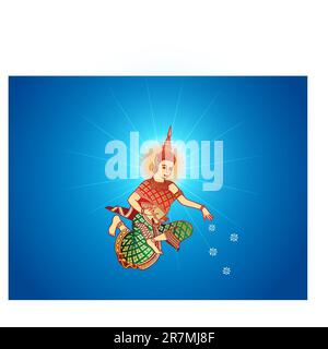 Illustrator EPS 10, Be Able to scale to any big size without loss resolution Stock Vector