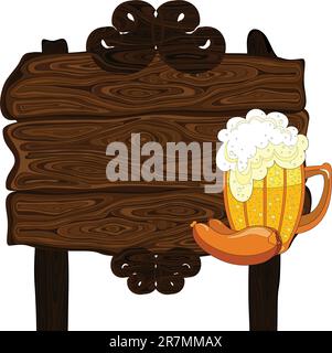 beer background,  this illustration may be useful as designer work Stock Vector