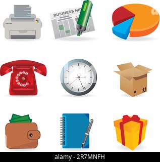Icons. Vector illustration for you design Stock Vector