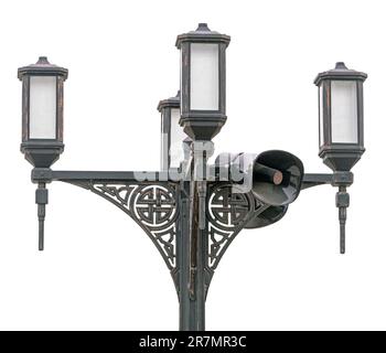 Street lantern  on a white background Stock Photo
