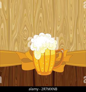 beer background,  this illustration may be useful as designer work Stock Vector