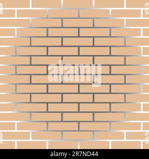 Bricks, wall. vector art illustration Stock Vector