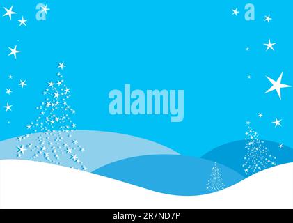 Christmas background, abstract christmas tree Stock Vector