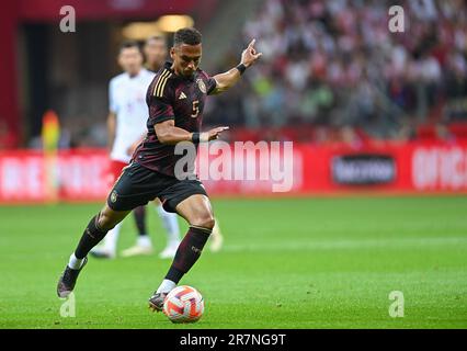 Warsaw, Poland. 16th June, 2023. Thilo Kehrer during the international friendly match between Poland and Germany at Stadion Narodowy on June 16, 2023 in Warsaw, Poland. (Photo by PressFocus/Sipa USA) Credit: Sipa USA/Alamy Live News Stock Photo